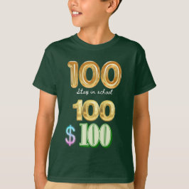 100 dagars skolvistelse i t shirt