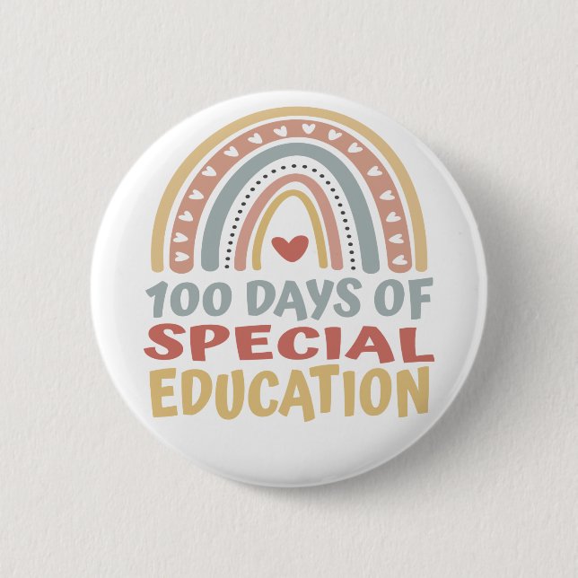 100 dagars Speciell utbildning 100 dagar i School  Knapp (Framsida)