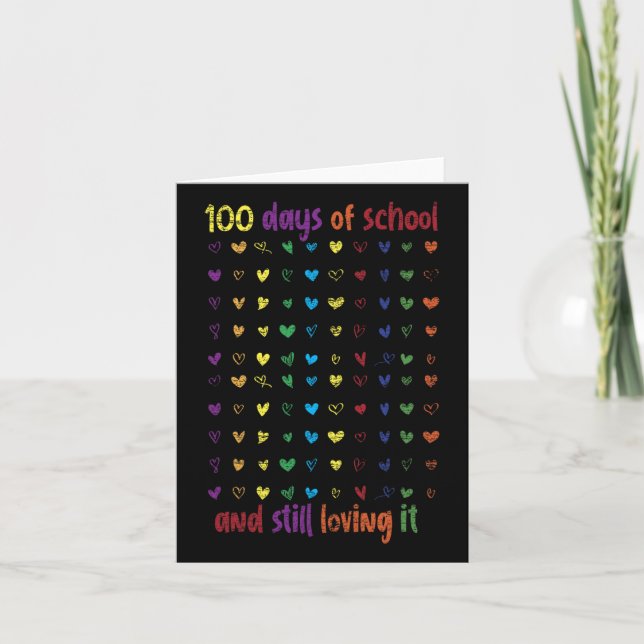 100 dagars Student-gåva av flickor, 100 dagar av S Kort (Framsida)