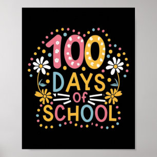 100 dagars Student-pojkar flickor 100 dagar i Scho Poster