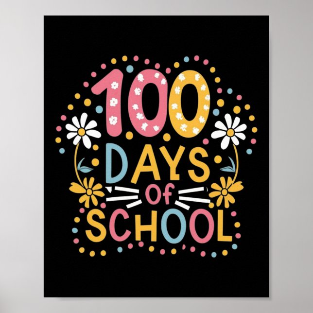 100 dagars Student-pojkar flickor 100 dagar i Scho Poster (Framsidan)