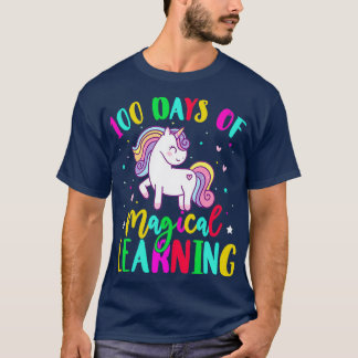 100 dagars studietid för Magic Learning School Uni T Shirt