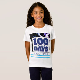 100 dagars svart Lila i skolan T Shirt