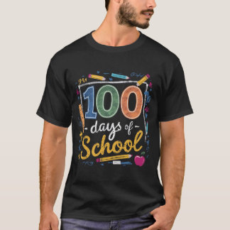 100 dagars T-shirt-design i skolan T Shirt