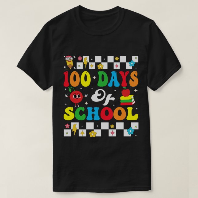 100-dagars T-shirt för skolan (Design framsida)