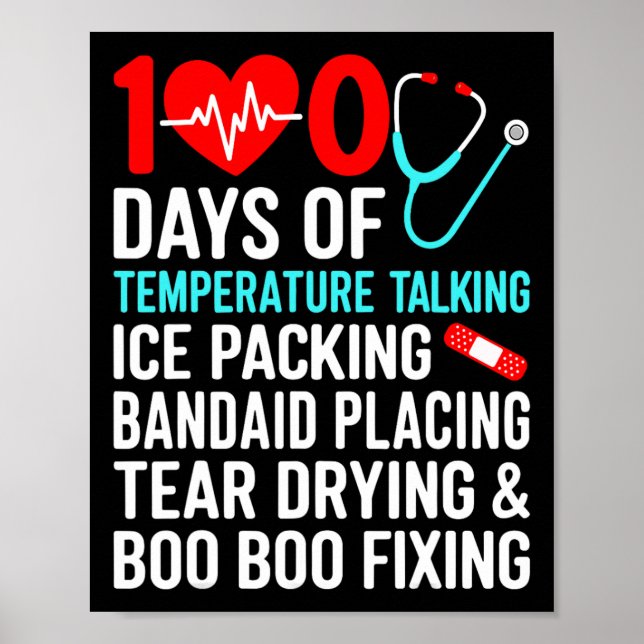 100 dagars Temperaturskola 100 dagars Poster (Framsidan)