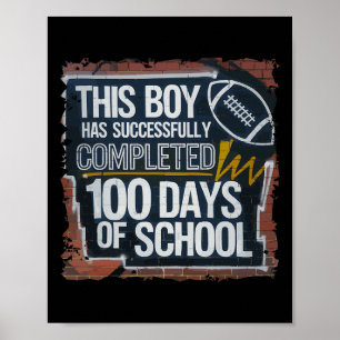 100 dagars underdådig graffiti slutförde 100 dagar poster