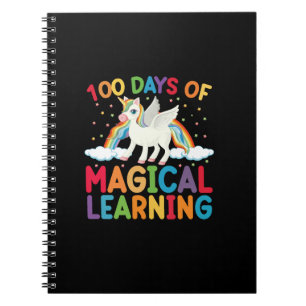 100 dagars Unicorn-skolelever Anteckningsbok