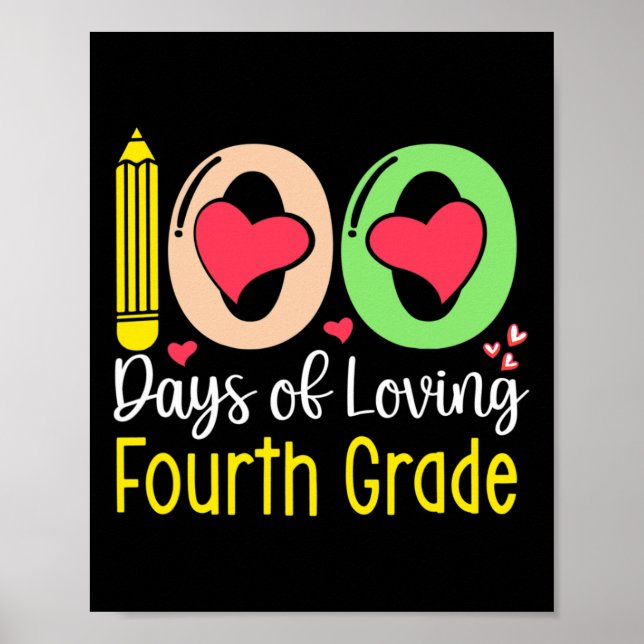 100 dagars uppehåll fjärde Klass-hundraårsjubileet Poster (Framsidan)