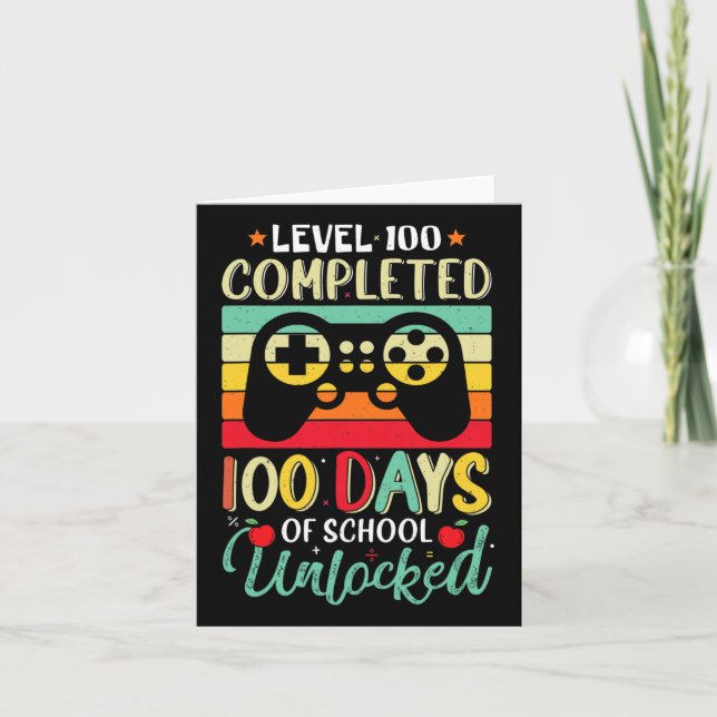 100 dagars upplåsning av skolans fullständiga spel kort (Framsida)