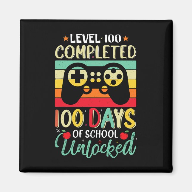 100 dagars upplåsning av skolans fullständiga spel magnet (Framsidan)