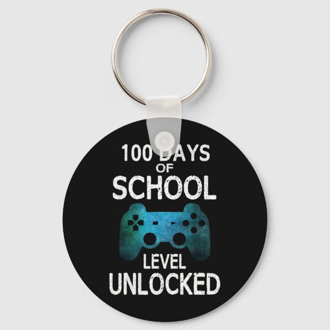 100 dagars upplåsning av videospel i skolan nyckelring (Framsida)