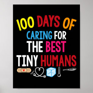 100 dagars vård för den bästa lilla människoskolan poster