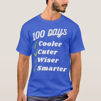 100 dagars Wiser-datorns smartare dator - 100:e Da T Shirt