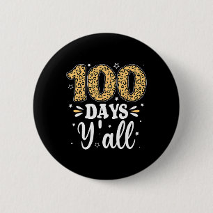 100 dagars Y'all Teacher Women Manar Kids 100 daga Knapp