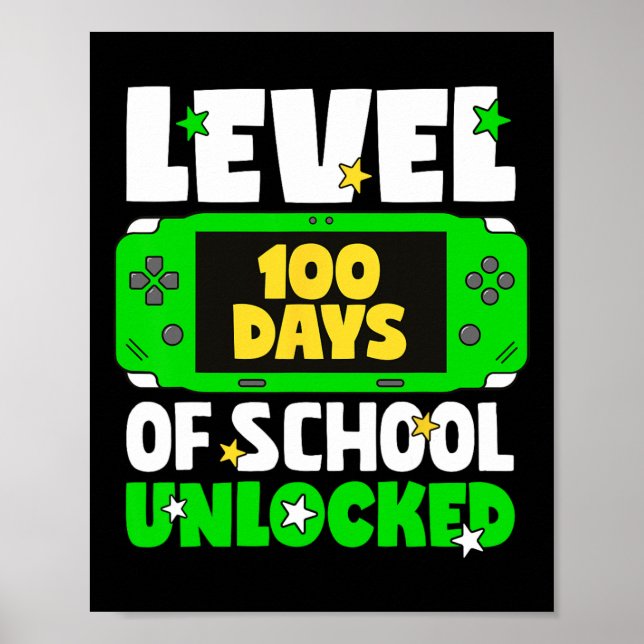 100-dagarsdag för skolbarn, 100 dagar i skolan poster (Framsidan)
