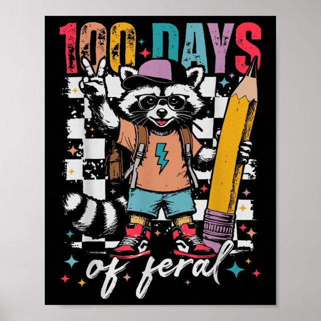 100-dagarsdag för skolbarn - 100 dagar poster (Framsidan)