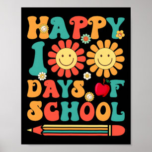 100-dagarsdag för skollärare Groovy - 100 dagar Sm Poster