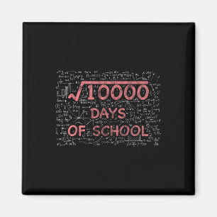 100-dagarsdag för skolmatlärare 100 dagar i skolan magnet