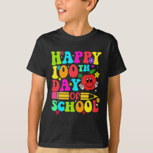 100-dagarsdag för skolretro 100 dagars lärare i St T Shirt