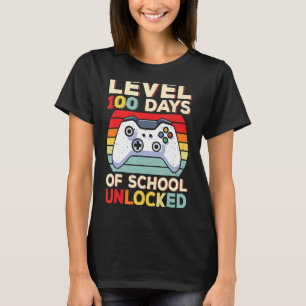 100-dagarsdag för skolunderhållning, spel för spel t shirt