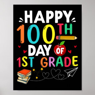 100-dagarsdagen för 100 Klass-lärardagen Poster
