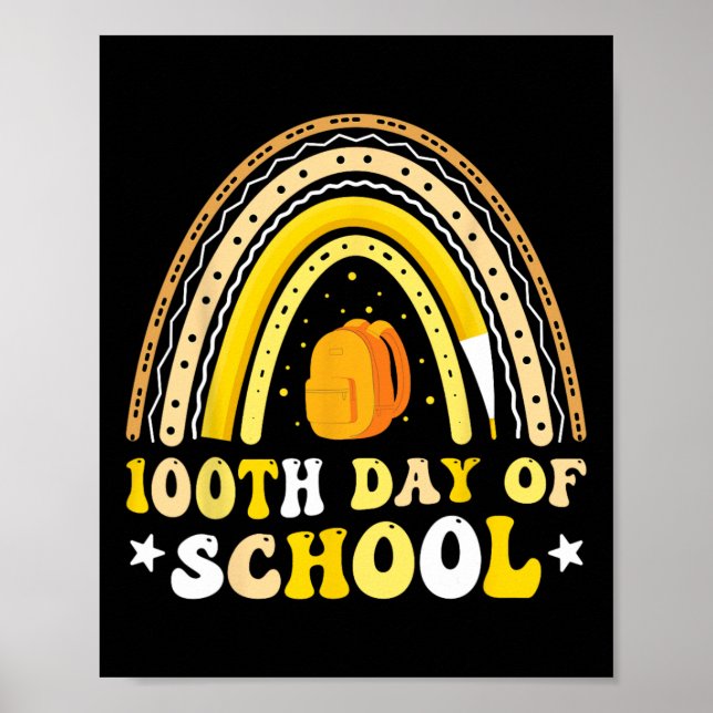 100-dagarsdagen för barnlärare i Studenter 100 dag Poster (Framsidan)