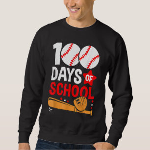 100-dagarsdagen för basket i skolan 100 dagar Smar Lång Ärmad Tröja