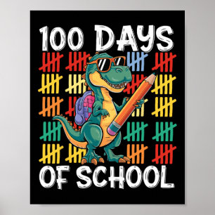 100-dagarsdagen för skoldräkt För barn Girls Boys  Poster
