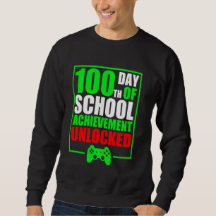 100-dagarsdagen för skolelever vid T Shirt För bar Lång Ärmad Tröja