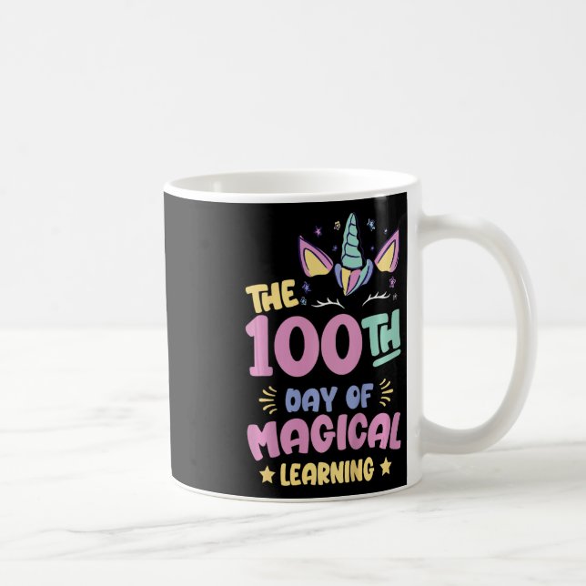 100-dagarsdagen för skolflickor 100 dagar i skolan kaffemugg (Höger)