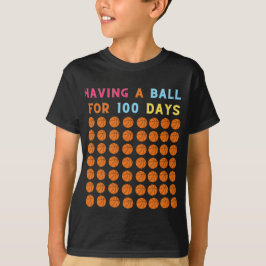 100-dagarsdagen för skolfoni med Boll för 100 T Shirt