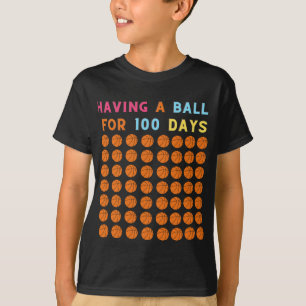 100-dagarsdagen för skolfoni med Boll för 100 T Shirt