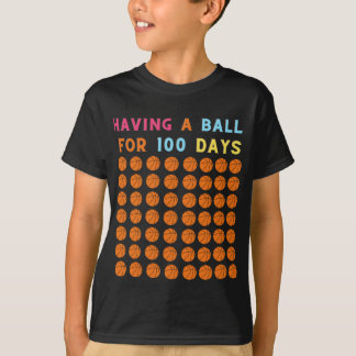 100-dagarsdagen för skolfoni med Boll för 100 T Shirt