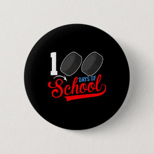 100-dagarsdagen för skoljockey 100 dagar med skols knapp