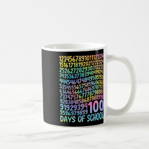 100-dagarsdagen för skollärarbarn 100 dagar Math N Kaffemugg