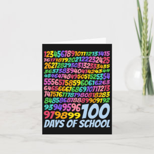100-dagarsdagen för skollärarbarn 100 dagar Math N Kort