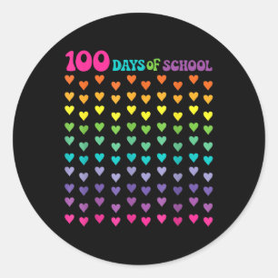 100-dagarsdagen för skollärarbarn 100 dagar Math N Runt Klistermärke