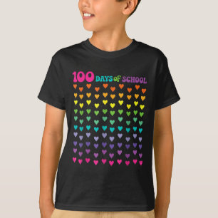 100-dagarsdagen för skollärarbarn 100 dagar Math N T Shirt
