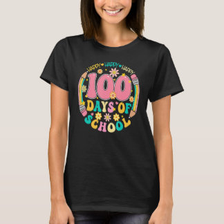 100-dagarsdagen för skollärare i barn i Lycklig 10 T Shirt