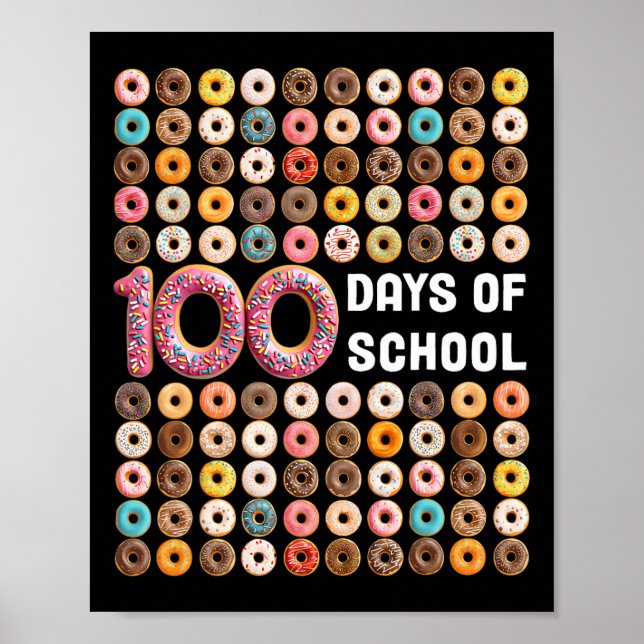 100-dagarsdagen för skollärarnas barn 100 dagar Do Poster (Framsidan)