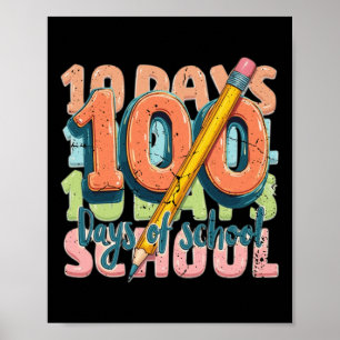 100-dagarsdagen för skollej, För barn Girls B Poster