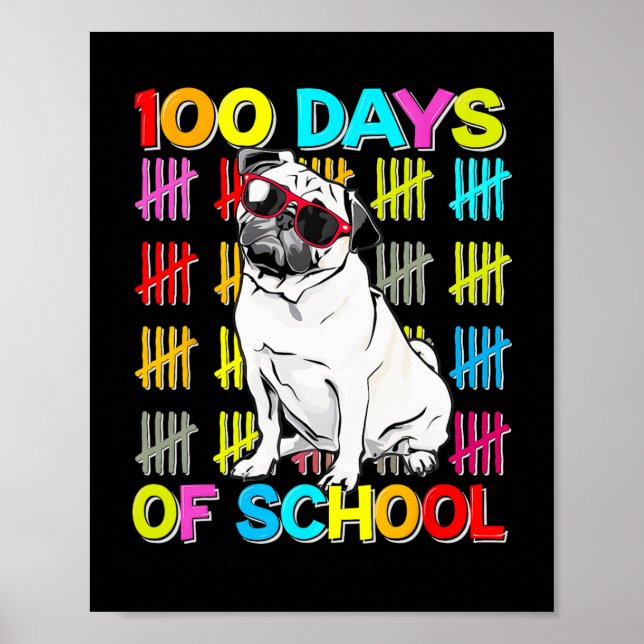 100-dagarsdagen för skolpojkar och barn 100 dagar  poster (Framsidan)