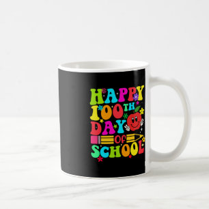 100-dagarsdagen för skolretro 100 dagars lärartid  kaffemugg
