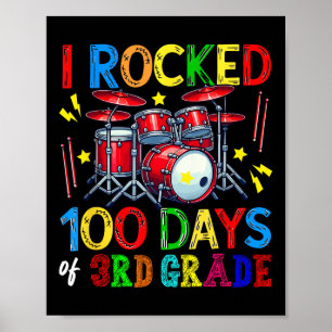 100-dagarsdagen för skolrummen Älskare i Klass 100 Poster
