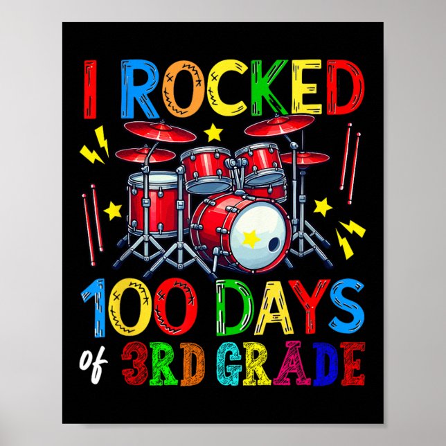 100-dagarsdagen för skolrummen Älskare i Klass 100 Poster (Framsidan)