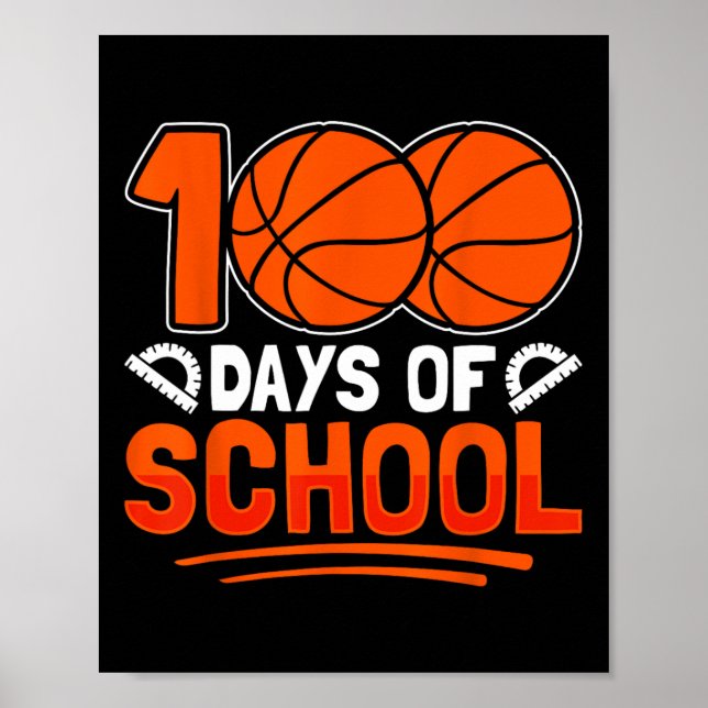 100-dagarsdagen för skolskal 100 dagar för skolbar poster (Framsidan)