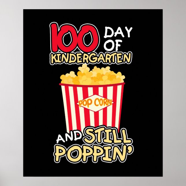 100-dagarsdagen i skolan 100 dagar och fortfarande poster (Framsidan)