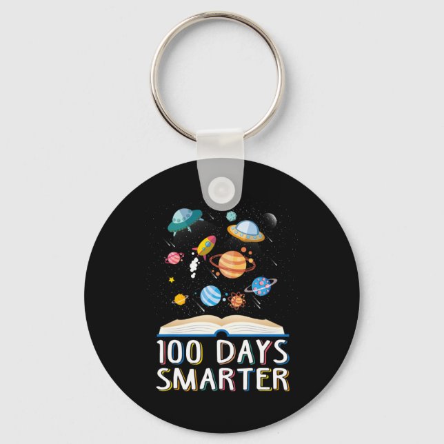 100-dagarsdagen i skolan 100 dagar Smartare Bokar  Nyckelring (Framsida)