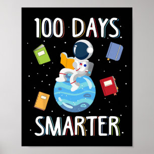 100-dagarsdagen i skolan 100 dagar Smartare Bokar Poster